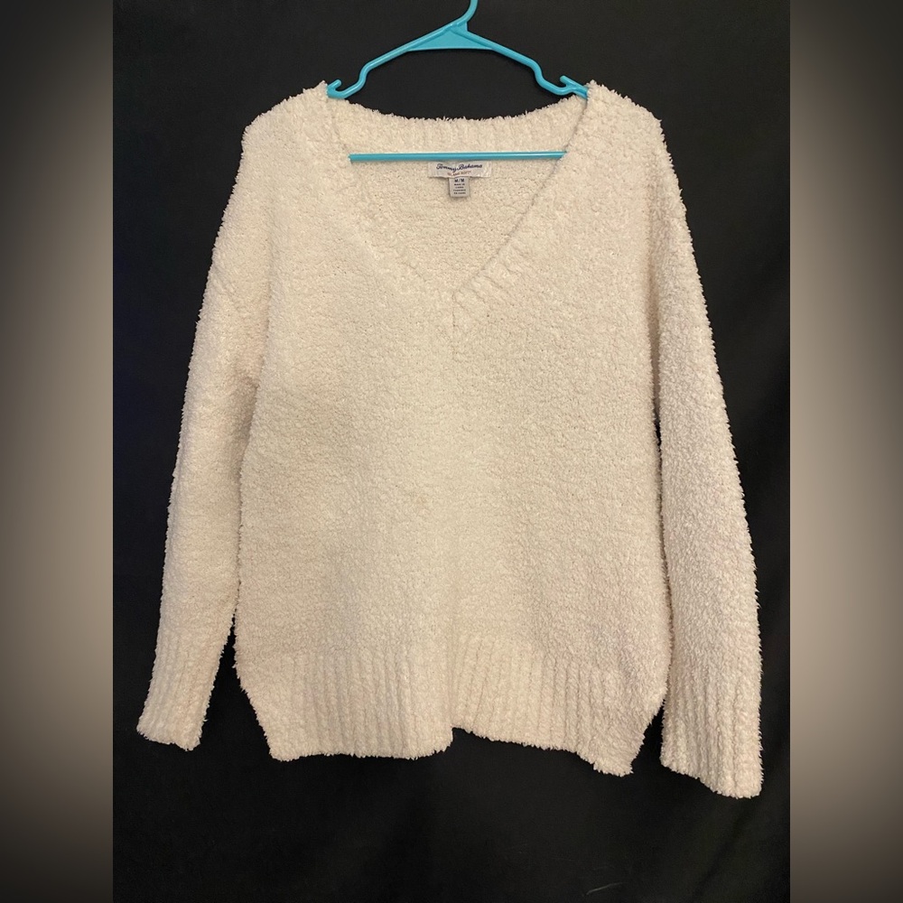 Tommy Bahama Off-White V-Neck Sweater